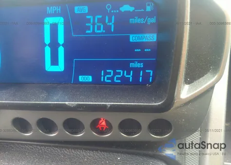 2013 Chevrolet Sonic Ltz Manual z USA, uszkodzony, nr VIN 1G1JF6SB6D4196554